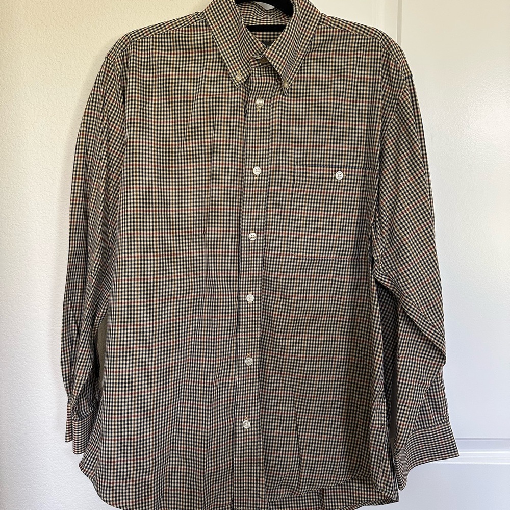 Orvis Men's Multicolor Check Button-Down Shirt
